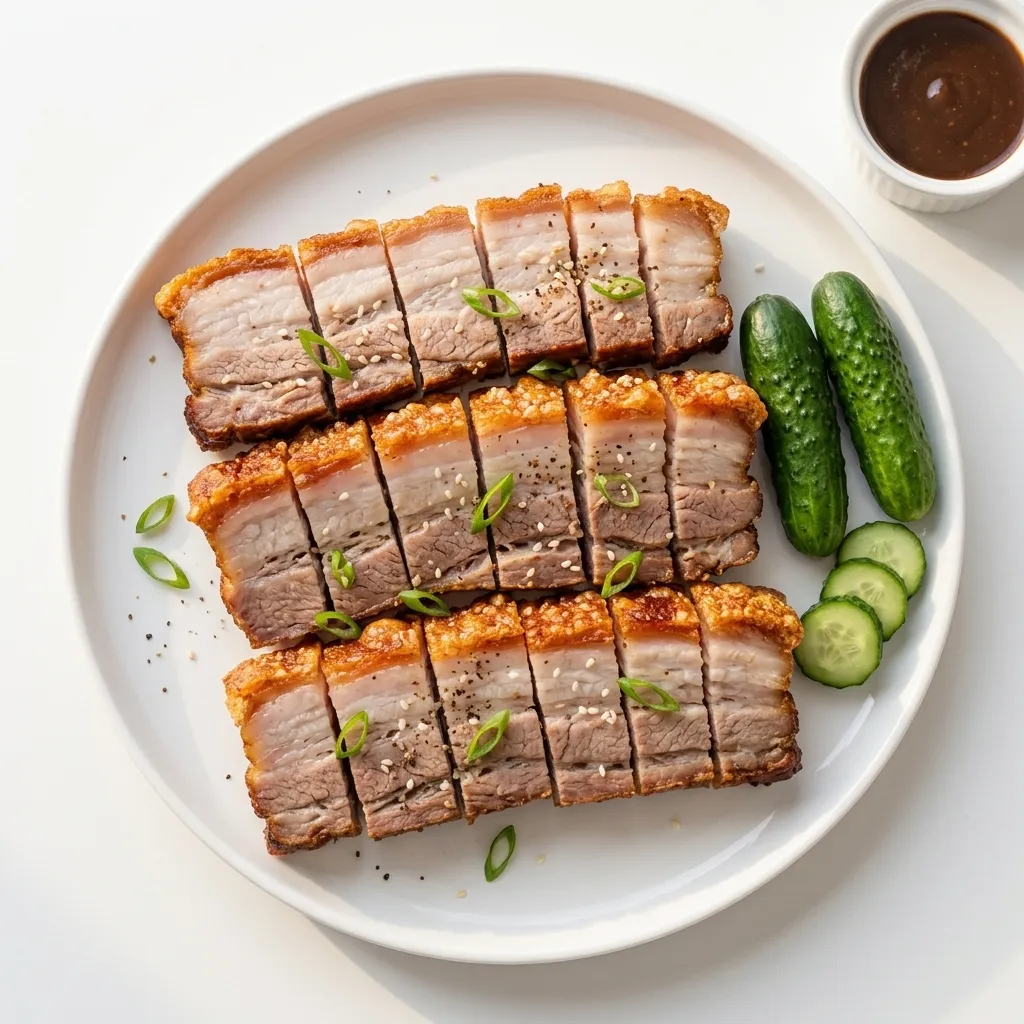 Crispy Roast Pork (Heo Quay) — Vietnamese crispy pork at Tasty Pho 100, Saskatoon